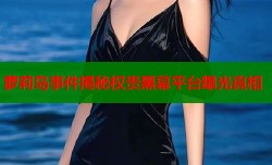萝莉岛事件揭秘权贵黑幕平台曝光真相