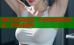萝莉卡密在线社区：分享和发现独家资源，尽享私密福利