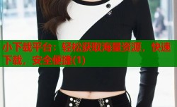 小下载平台：轻松获取海量资源，快速下载，安全便捷(1)
