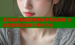莱昂纳多智能助理揭秘萝莉岛真相 快速获取权贵名单与事件分析