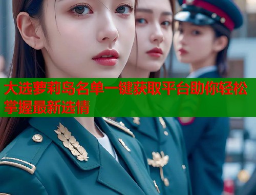 大选萝莉岛名单一键获取平台助你轻松掌握最新选情  第1张