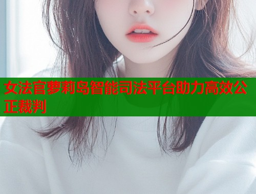 女法官萝莉岛智能司法平台助力高效公正裁判  第1张
