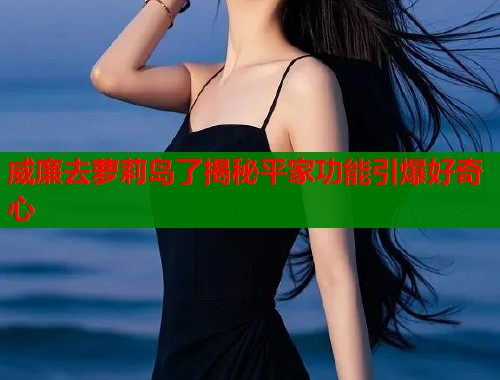 威廉去萝莉岛了揭秘平家功能引爆好奇心  第1张