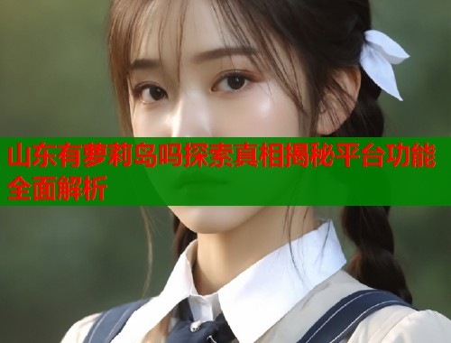 山东有萝莉岛吗探索真相揭秘平台功能全面解析  第1张