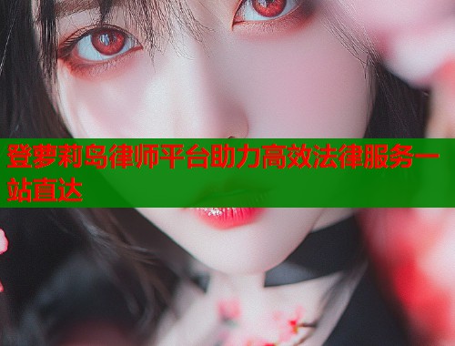 登萝莉岛律师平台助力高效法律服务一站直达  第1张