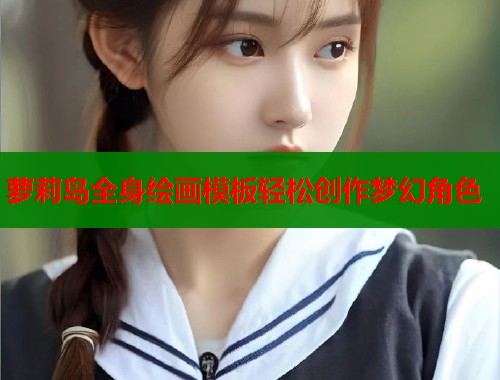 萝莉岛全身绘画模板轻松创作梦幻角色  第1张